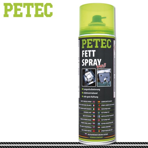 Petec 500ml fettspray weiß - petec,