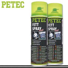 Petec 2x 500ml Fettspray weiß