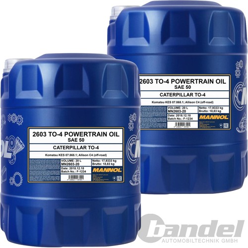 20l mannol powertrain 4 - 2x,